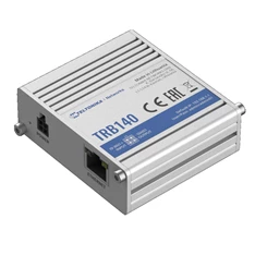 Teltonika TRB140 1xGbE LAN 1xminiSIM 4G/LTE CAT4 Gigabit ipari Ethernet IoT gateway Teltonika TRB140 1xGbE LAN 1xminiSIM 4G/LTE CAT4 Gigabit ipari Ethernet IoT gateway