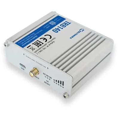 Teltonika TRB140 1xGbE LAN 1xminiSIM 4G/LTE CAT4 Gigabit ipari Ethernet IoT gateway Teltonika TRB140 1xGbE LAN 1xminiSIM 4G/LTE CAT4 Gigabit ipari Ethernet IoT gateway