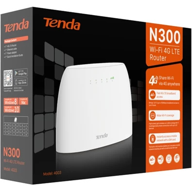 Tenda 4G03 N300 4G VoLTE router Tenda 4G03 N300 4G VoLTE router