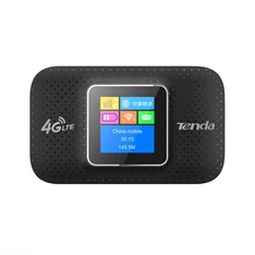 Tenda 4G185 4G/LTE LCD kijelzős hordozható mobil router Tenda 4G185 4G/LTE LCD kijelzős hordozható mobil router