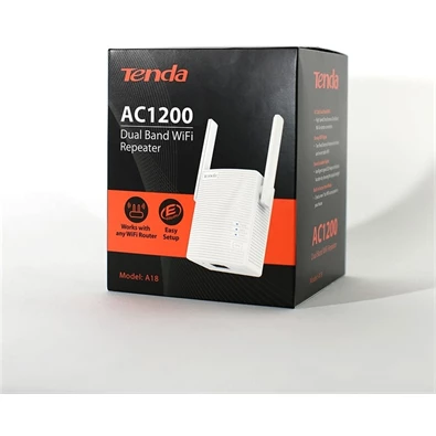 Tenda A18 AC1200 Dual Band vezeték nélküli range extender Tenda A18 AC1200 Dual Band vezeték nélküli range extender