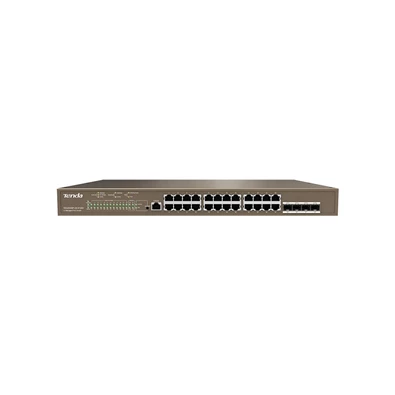 Tenda TEG5328P-24-410W 24port GbE LAN PoE (370W) L3 menedzselhető switch Tenda TEG5328P-24-410W 24port GbE LAN PoE (370W) L3 menedzselhető switch