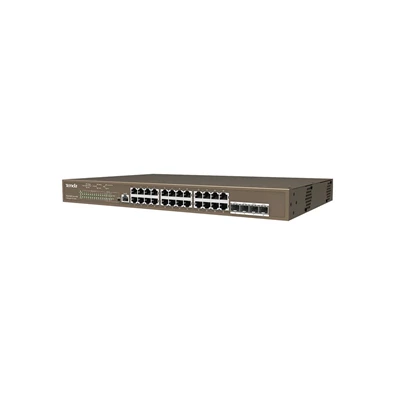 Tenda TEG5328P-24-410W 24port GbE LAN PoE (370W) L3 menedzselhető switch Tenda TEG5328P-24-410W 24port GbE LAN PoE (370W) L3 menedzselhető switch