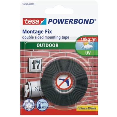 Tesa 55750 1,5mx19 mm kültéri montázsszalag Tesa 55750 1,5mx19 mm kültéri montázsszalag