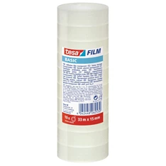 Tesa 58568 Basic 33mx15 mm 10 db/csomag átlátszó ragasztószalag Tesa 58568 Basic 33mx15 mm 10 db/csomag átlátszó ragasztószalag