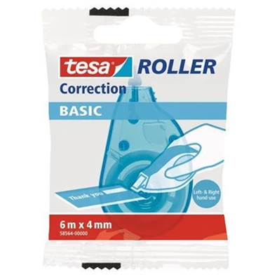 Tesa Basic 5mmx6m mini hibajavító roller Tesa Basic 5mmx6m mini hibajavító roller
