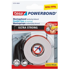 Tesa 55791 Extra Power 1,5mx19 mm erős kétoldalas ragasztószalag Tesa 55791 Extra Power 1,5mx19 mm erős kétoldalas ragasztószalag