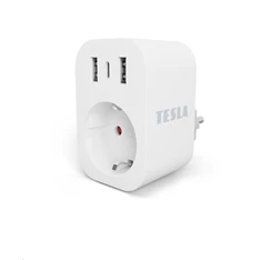 Tesla SP300-3USB 3 USB kimenettel; 2 USB-A, 1 USB-C; okos konnektor Tesla SP300-3USB 3 USB kimenettel; 2 USB-A, 1 USB-C; okos konnektor