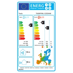 Tesla Select 3,6KW inverteres split klíma WIFI TA36FFML-1232IAW