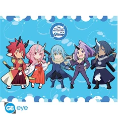 That Time I Got Reincarnated as a Slime "Chibi Characters" 52x38 cm poszter That Time I Got Reincarnated as a Slime "Chibi Characters" 52x38 cm poszter