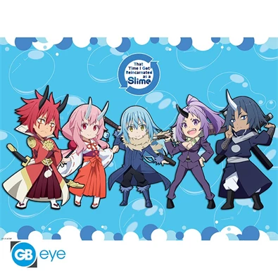 That Time I Got Reincarnated as a Slime "Chibi Characters" 52x38 cm poszter That Time I Got Reincarnated as a Slime "Chibi Characters" 52x38 cm poszter