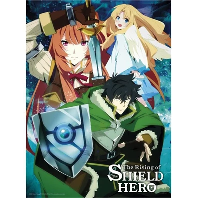 The Rising of the Shield Hero "Naofumi`s Party" 52x38 cm poszter The Rising of the Shield Hero "Naofumi`s Party" 52x38 cm poszter