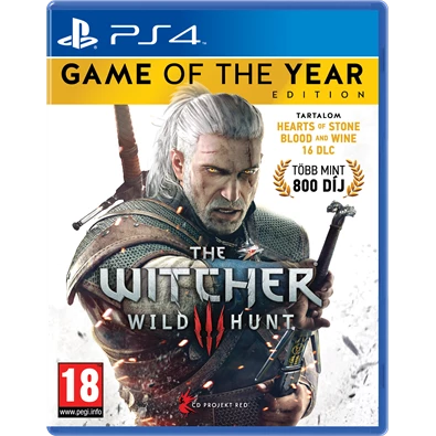 The Witcher 3: The Wild Hunt - Game Of The Year Edition PS4 játékszoftver The Witcher 3: The Wild Hunt - Game Of The Year Edition PS4 játékszoftver
