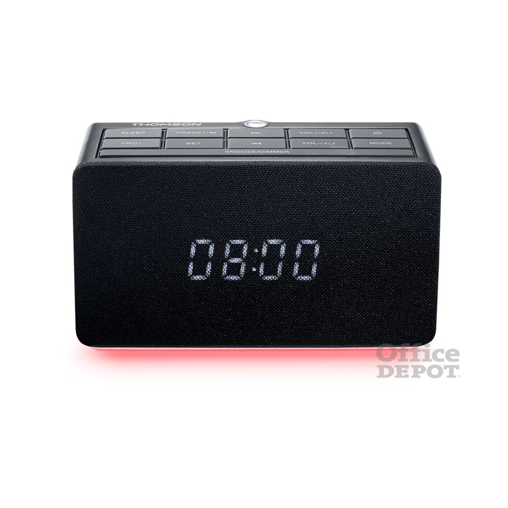 Thomson CL-300P fekete rádiós projektoros ébresztőóra