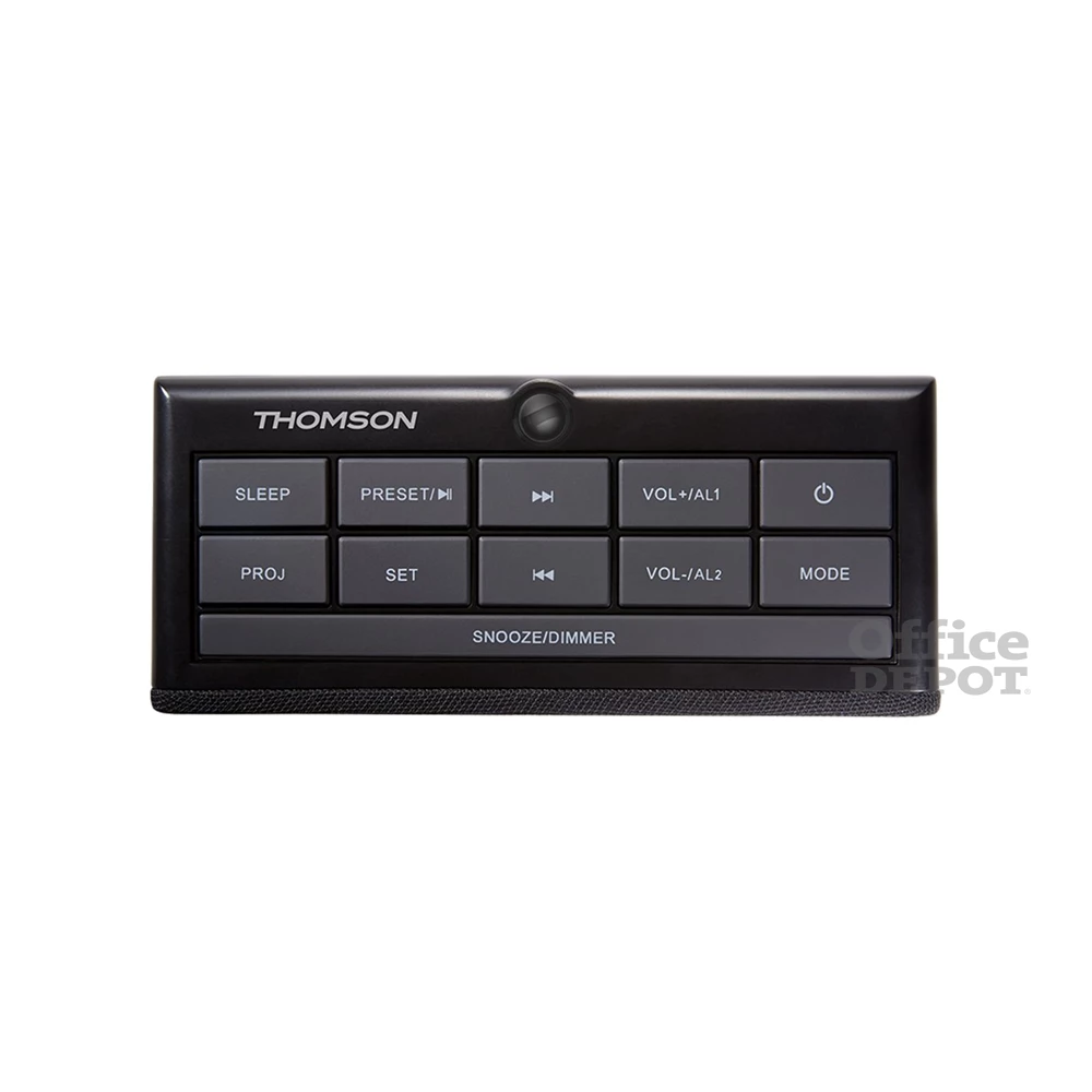 Thomson CL-300P fekete rádiós projektoros ébresztőóra