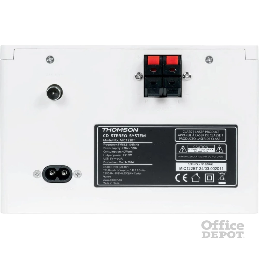 Thomson MIC121BT Mikro Hifi Rendszer