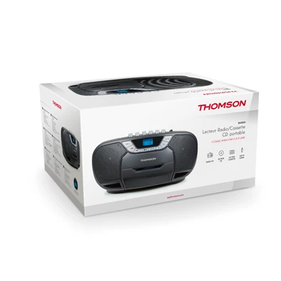 Thomson RK102CD hordozható fekete CD-s rádió Thomson RK102CD hordozható fekete CD-s rádió