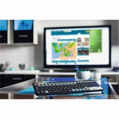 Thomson 132699 ROC3506 4 az 1-ben fekete multimédiás vezeték nélküli érintőpados LG Smart TV billentyűzet Thomson 132699 ROC3506 4 az 1-ben fekete multimédiás vezeték nélküli érintőpados LG Smart TV billentyűzet