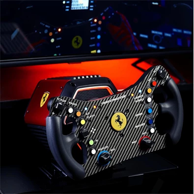 Thrustmaster 4060263 Ferrari 488 GT3 Wheel Add-On PS4/PS5/Xbox Series/One/PC versenykormány Thrustmaster 4060263 Ferrari 488 GT3 Wheel Add-On PS4/PS5/Xbox Series/One/PC versenykormány