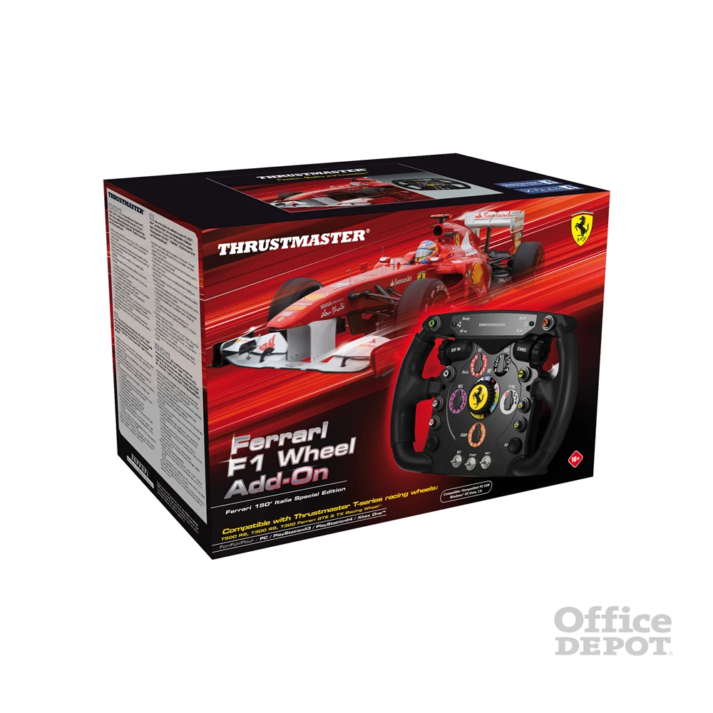 Thrustmaster 4160571 Ferrari F1 Add-On for T300/T500/TX Ferrari 458 Italia PC/PS3/PS4/XboxOne kormány