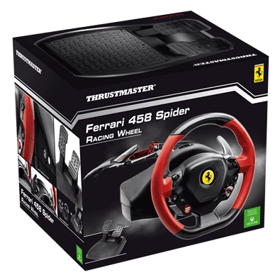 Thrustmaster 4460105 Ferrari 458 Spider versenykormány Xbox One + pedál (Újracsomagolt) Thrustmaster 4460105 Ferrari 458 Spider versenykormány Xbox One + pedál (Újracsomagolt)