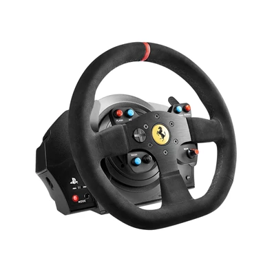 Thrustmaster 4160652 T300 PC/PS3/PS4/PS5 Ferrari Integral Alcantara versenykormány Thrustmaster 4160652 T300 PC/PS3/PS4/PS5 Ferrari Integral Alcantara versenykormány