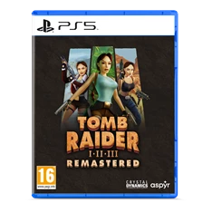 Tomb Raider I-III Remastered Starring Lara Croft PS5 játékszoftver Tomb Raider I-III Remastered Starring Lara Croft PS5 játékszoftver