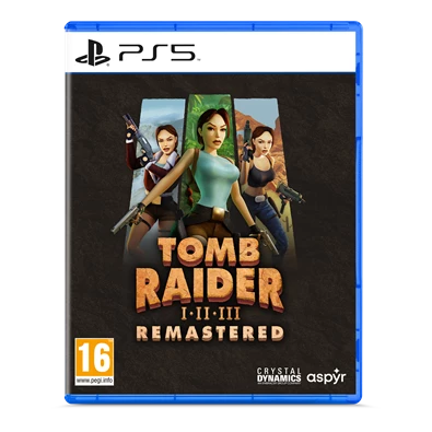 Tomb Raider I-III Remastered Starring Lara Croft PS5 játékszoftver Tomb Raider I-III Remastered Starring Lara Croft PS5 játékszoftver