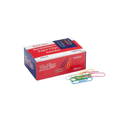Topfirs 28mm 100db/cs színes gemkapocs Topfirs 28mm 100db/cs színes gemkapocs