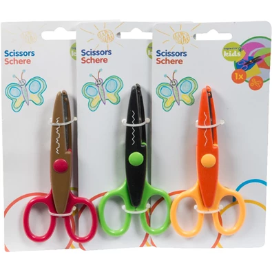 Topwrite kids 13cm hullámos élű olló Topwrite kids 13cm hullámos élű olló