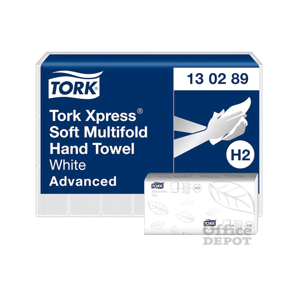 Tork 130289  Xpress Advanced H2 21 db-os fehér soft multifold kéztörlő