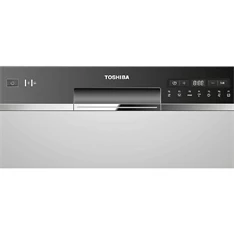Toshiba DW-08T2EE(S) ezüst, programok száma: 7, asztali, 8 terítékes mosogatógép 