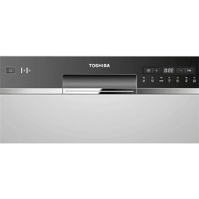 Toshiba DW-08T2EE(S) ezüst, programok száma: 7, asztali, 8 terítékes mosogatógép 