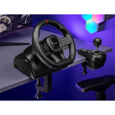 Tracer TRAJOY47345 SimRacer GameZone PS3/PS4/PC/Xbox 360/One/Series/Nintendo Switch 6in1 kormány + pedál + váltó
