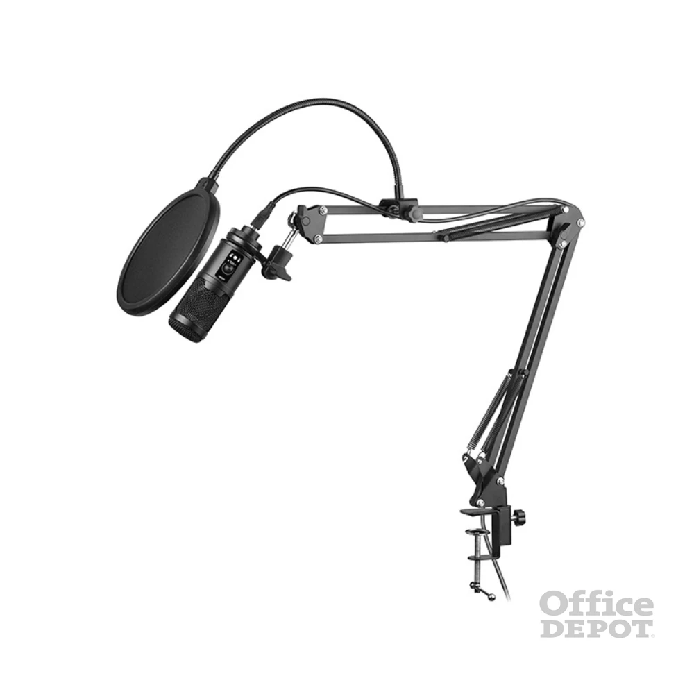 Tracer Studio Pro fekete kondenzációs mikrofon POP szűrővel