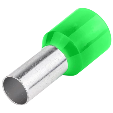 Tracon E127 16 mm2 100 db/csomag Szigetelt zöld érvéghüvely