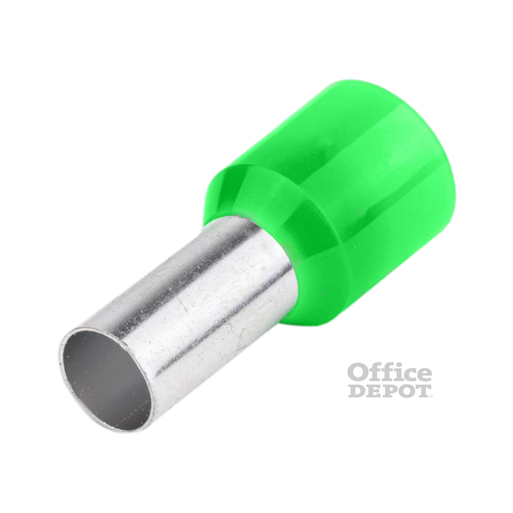 Tracon E127 16 mm2 100 db/csomag Szigetelt zöld érvéghüvely