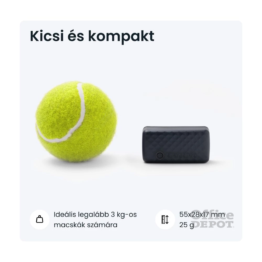 Tractive GPS CAT Mini kék macska GPS nyomkövető és tevékenységfigyelő