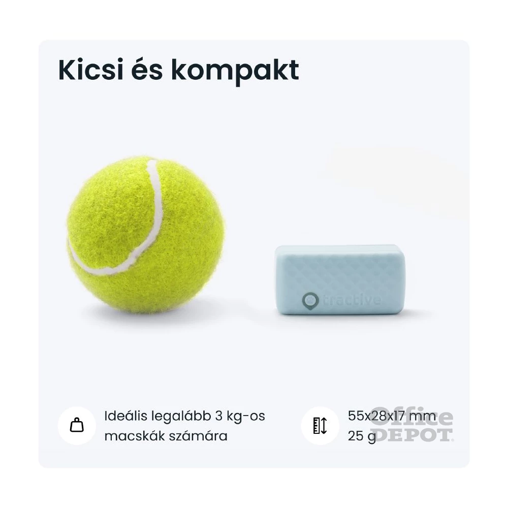 Tractive GPS CAT Mini menta macska GPS nyomkövető és tevékenységfigyelő