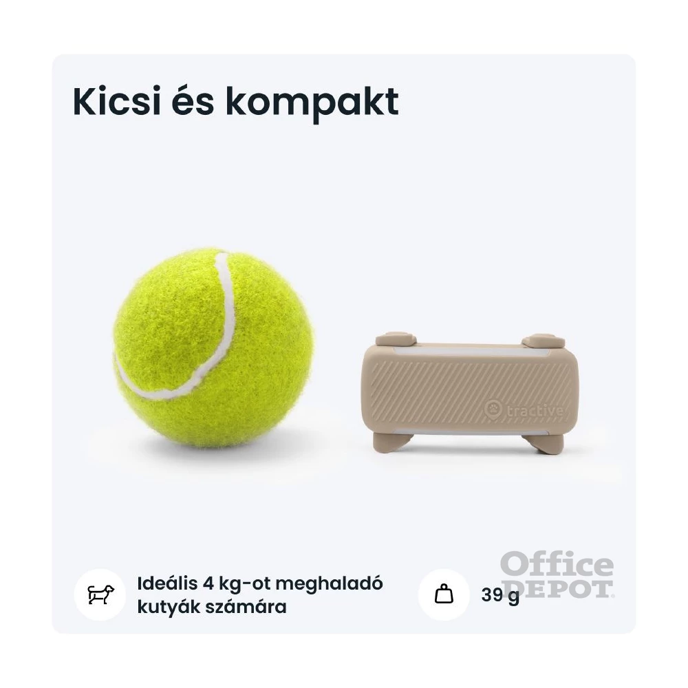 Tractive GPS DOG 6 barna kutya GPS nyomkövető és tevékenységfigyelő
