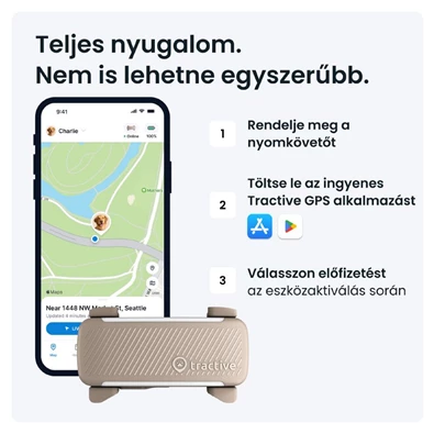 Tractive GPS DOG 6 barna kutya GPS nyomkövető és tevékenységfigyelő Tractive GPS DOG 6 barna kutya GPS nyomkövető és tevékenységfigyelő
