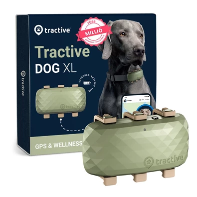 Tractive GPS DOG XL zöld kutya GPS nyomkövető és tevékenységfigyelő Tractive GPS DOG XL zöld kutya GPS nyomkövető és tevékenységfigyelő