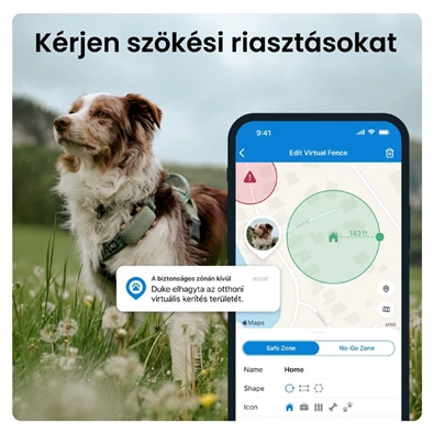 Tractive GPS DOG XL zöld kutya GPS nyomkövető és tevékenységfigyelő Tractive GPS DOG XL zöld kutya GPS nyomkövető és tevékenységfigyelő