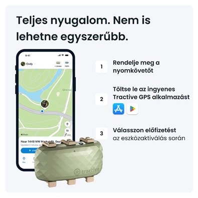 Tractive GPS DOG XL zöld kutya GPS nyomkövető és tevékenységfigyelő Tractive GPS DOG XL zöld kutya GPS nyomkövető és tevékenységfigyelő