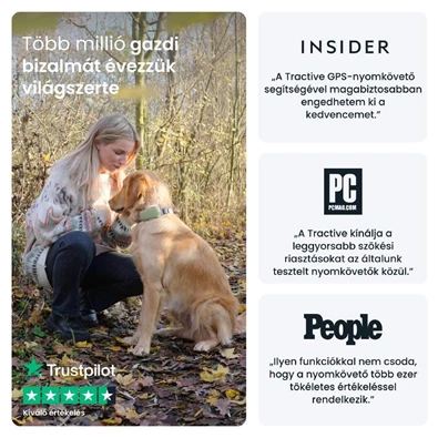 Tractive GPS DOG XL zöld kutya GPS nyomkövető és tevékenységfigyelő Tractive GPS DOG XL zöld kutya GPS nyomkövető és tevékenységfigyelő