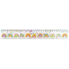 Trendhaus Good Feelings 30cm csillámos vonalzó Trendhaus Good Feelings 30cm csillámos vonalzó
