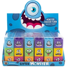 Trendhaus Little Monster 3db-os emeletes torony radír Trendhaus Little Monster 3db-os emeletes torony radír