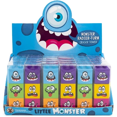 Trendhaus Little Monster 3db-os emeletes torony radír Trendhaus Little Monster 3db-os emeletes torony radír
