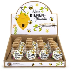 Trendhaus Meine Bienenfreunde 12 db-os radír üvegben Trendhaus Meine Bienenfreunde 12 db-os radír üvegben