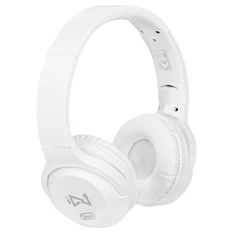 Trevi DJ 601 M fehér mikrofonos sztereó fejhallgató